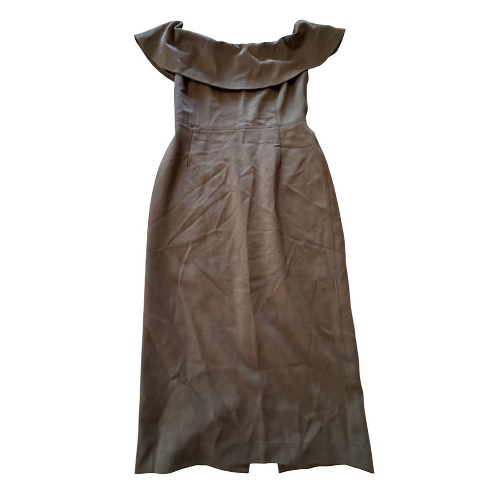 Love by Design Little Black Dress Off Shoulder Bodycon Dramatic Ruffle‎ Classic